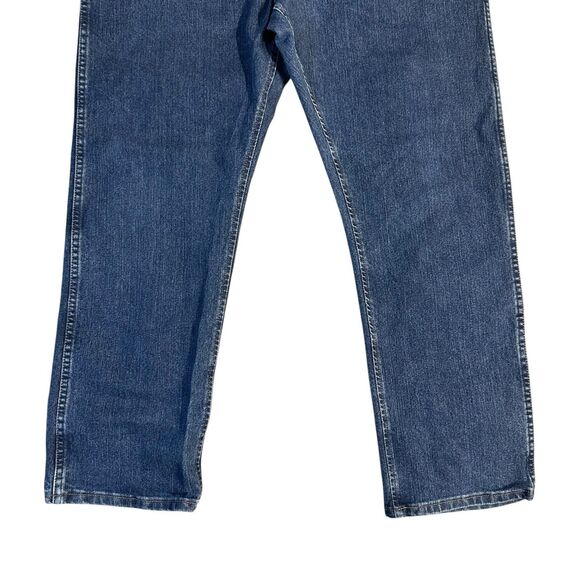 Wrangler Jeans Mens 40x30 Blue Stretch 47 Regular Fit 47mavmr Cowboy Cut Premium - Picture 3 of 15